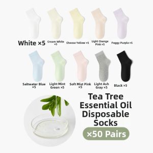 B&C.Room | Disposable Odor-Preventing Socks Medium Cuff
