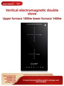 AOMIKANG | Dual Zone Electric Ceramic Cooktop Compact Smart