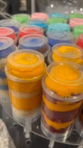 20Pcs Cake Push Pop Containers Push-Up Cake Shooter Push Pops Clear Cake