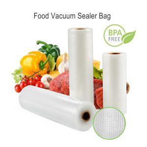 DISERVSORE Vacuum Sealer Machine Food Sealer Packaging Automatic Vacuum Machine Embossed Plastic Bag Mesin Vacum Makanan Vacuum Bag food sealer plastic seal storage roll Plastik Makanan Tahan Lama Embossed Vakum Ayam Buah Daging 真空包装机 纹路真空袋