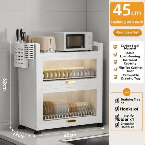 Dustproof Multi-functional Dish Rack