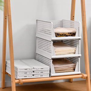 Japanese Style Multi-layered Plastic Storage Box Wardrobe Organizer Clothes Divided Compartments Dormitory Cabinet Drawer