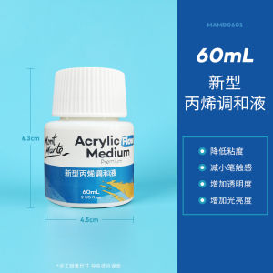Mengmatte Acrylic Mixing Liquid Matte Finish Pouring Painting Medium Fluid Painting Diluent Helper Matte Protection Material Increased Sun Resistance