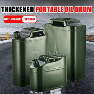 High-CapacityAluminum cover and iron cover Oil drum Spare Fuel oil tank storage tank jerry can Large capacity Safety air valve With oil conduit