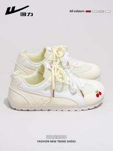 Giày thể thao nữ Warrior lưới mỏng nhẹ đế bằng mũi tròn