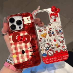 เคส OPPO Reno 13F 13 12 11 11F F25 Pro 10 5G 8Z 7Z 8T 8 Lite 7 6Z 5Z 5F 6 5 4F A53 A15 A15S A33 A8 A31 A94 A93 A9 A5 A7 A5S A11K A12 reno6 A12S Z Reno5 Z Reno7 Reno8 4G น่ารักแมว3D โบว์สีแดงเส้นด้ายขนนกเคสโทรศัพท์ YS 52