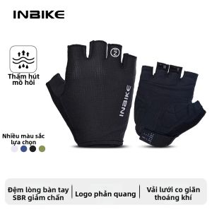 INBIKE | Găng Tay Đạp Xe Chống Sốc Ngón Tay Ngắn