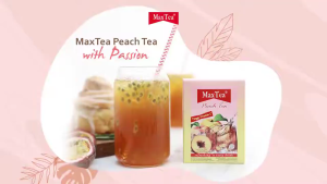 MAX TEA teh tarik max lemon max tea Peach tea all varian isi 5 sachet minuman teh