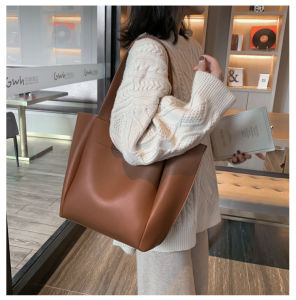 Fashionable Large Capacity Simple Womens Handbag 2021 New Style Trendy Tote Bag Single Shoulder Bag Stylish Street Cool Style