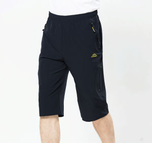Summer Lightweight Quick Dry Cropped Shorts for Men Casual Outdoor Hiking Moisture Wicking Breathable Walking Shorts