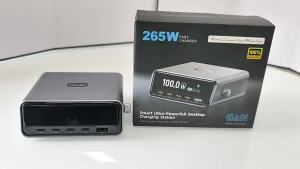 Sạc GaN Thông Minh Mẫu 2026 Giao Diện 4C1A Màn Hình TFT Núm Xoay Dành Cho Thiết Bị iOS & Android Sạc Nhanh Với Cổng USB