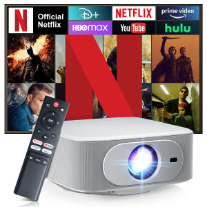 Salange P92MAX Android13 Smart Projector Netflix Officially Licensed HD 1080P BT5.2 WiFi 12000L Elec Focus Auto Keyston 4K Movie