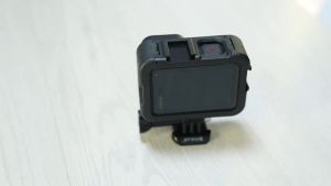 Puluz | Khung Mở Rộng PULUZ PA Cage Với Nắp Che Giao Diện Bên Hông Dành Cho GoPro HERO13/12/11/10/9 Black - Phụ Kiện Camera Hành Động Thể Thao