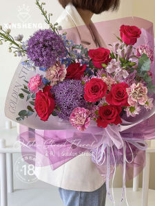 Papier Dart Floral DIY Thủ Công Chống Thấm Nước OPP Trong Suốt Cho Bó Hoa Tươi Vật Liệu Đóng Gói Cửa Hàng Hoa