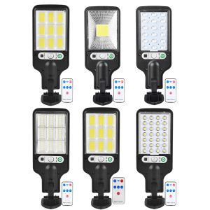 Solar Powered Wall Light IP65 Waterproof Motion Sensor Outdoor Security Lights Remote Control for Garden Patio Path Yard