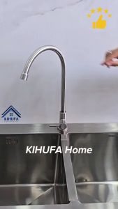 Vòi Rửa Chén Bát Xoay 360 độ INOX 304 Loại 1 Cao Cấp Đường Nước Lạnh WN-W701M