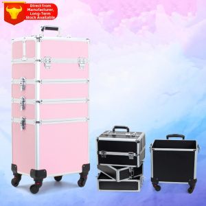 Multi-layer Detachable Makeup Rolling Case