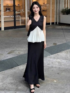 DUOMIAOTU | Stylish French Dress Set Summer