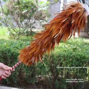 Premium Handmade Feathers Duster Extendable for Home and Car