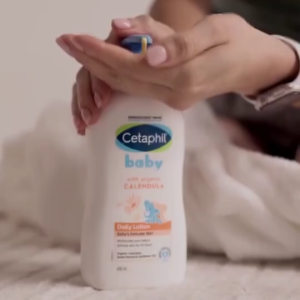 Cetaphil Baby Daily Lotion With Organic Calendula 400ml | Calendula Baby Lotion Daily Hydration Sensitive Baby Skin Soothing Care