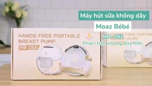 Máy Hút Sữa Không Dây Moaz BéBé MB052 Điều Chỉnh Dễ Dàng Hút Sữa Nhanh Chóng Và Thoải Mái Cho Mẹ - Bibo Mart