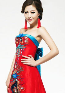 Hoa Tai Tua Rua Dài Màu Đỏ Phong Cách Dân Tộc Cho Phụ Nữ Không Cần Đục Lỗ Phụ Kiện Khiêu Vũ Đồ Trang Sức Thời Trang Mới Về