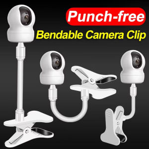Universal Flexible Camera Support Monitor Clip Clamp Stand No Punching Webcam Stand Twist Mounting Kit Attaches To Crib