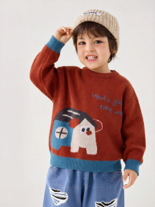 DUDUJIA | Childrens Cartoon Long Sleeve Sweater