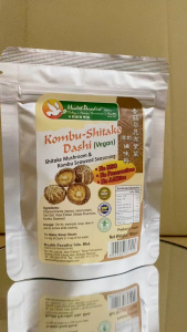 HEALTH PARADISE Kombu-Shitake Dashi (Vegan) 100g | Shitake Mushroom & Kombu Seaweed Seasoning | Natural Japanese Seasoning No MSG No Preservatives