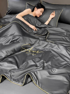 Gaorui | Single Dormitory Student Thin Summer Blanket Ice Silk Cooling