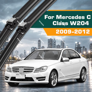 For Mercedes-Benz C Class W204 2009-2012 2010 2011 Wiper Front Wiper Blades Windshield Windscreen Window Brush 24"+24"