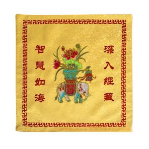 High Quality Cotton Book Cover Tibetan Style Lotus Pad Durable Storage Bag for Buddhist Literature Calligraphy And Crafts