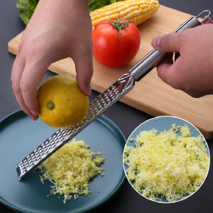 Universal Cheese Grater Lemon Zester with Long Handle Grater For Ginger Fruit Chocolate Baking Tools