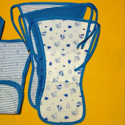 3 Pcs Dan 6 Pcs Talita Popok Bayi Doble Kain Cuci Ulang Seri Biru
