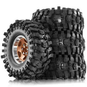 RS | 4pcs 1.9 in Wheel Tires for 1/10 TRX4 TRX6 SCX10 II 90046 SCX10 III AXI03007 Gen7/8 D90 VS4-10 RC Crawler Car