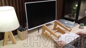 Laptop Stand for 10-15 15-17inches Wooden Bracket Folding Portable Laptop Holder