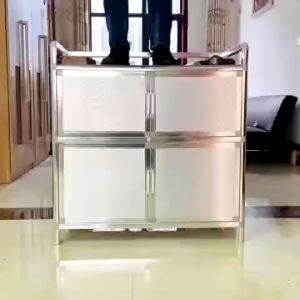 ตู้ครัวสแตนเลสตู้ครัวตู้อเนกประสงค์ - 1/3 และ 4 Layers Storage Cabinet