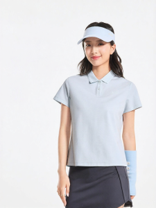 Erke | Women Tennis Sport Ice Silk Polo Collar T-Shirt