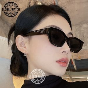 SALE GENTLE MOSHER!!! Kacamata Fashion Korea 5G / Sunglasses Hitam UV 400 GW-0051 + BOX + HARD CASE