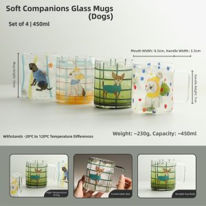 LOTUS BLUE | High Borosilicate Glass Drink Cup