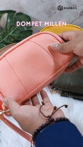 KAHASIL Dompet Wanita Panjang Pouch Clutch Handbag Kulit PU Leather KHDP89