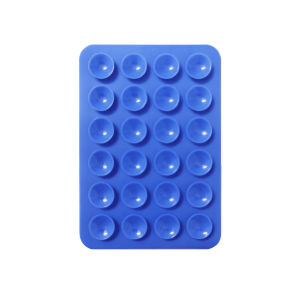 Multifunctional Silicone Suction Pad 24Square Suction Cups for Phone Fixture Suction Cup Backed Adhesive Home Office Storage