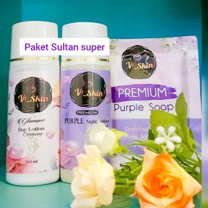 Hb Dosting Vh skin glow paket sultan premium super hb pemutih badan