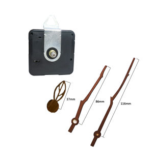 Quiet Quartz Clock Mechanism Diy Hand-Painted Elk Antler Wall Clock Accessories Walnut Pointer for 7 Inch Clock Core