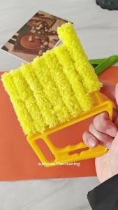 Multifunctional Blinds Cleaning Brush Household Curtain Cleaning Artifact Air Conditioner Fan Dust Removal Brush Gap Brush