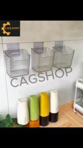CAG SHOP Ginger Garlic Storage Box Wall-mounted Kitchen Countertop Vegetable Basket Multifunctional Box Food Grade Refrigerator