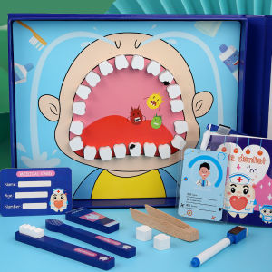 Educational Wooden Dentist Kit Toy