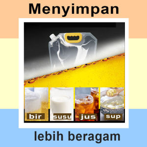 Jerigen Lipat Kantung Air Kantong Minum Lipat Tas Penyimpanan Minyak 1.5L 2.5L 5LKantong air