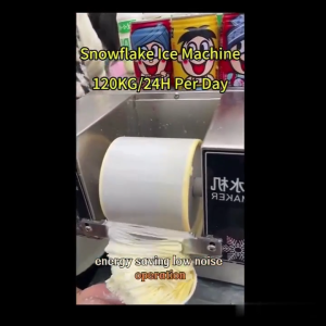 120kg/24h Medium Size Capacity Bingsu Machine Ice Shaving Electric Commercial Snow Flake Maker