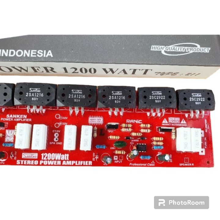 Kit%20Power%201200%20Watt%20Stereo%20plus%20transistor%20final%20Sanken%204%20set%20-%20Image%202